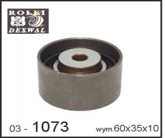 Dexwal 03-1073 rolka prowadząca subaru, subaru forester (sf)