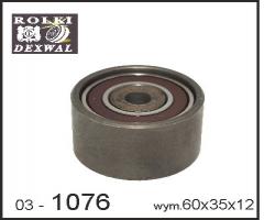 Dexwal 03-1076 rolka napinacza isuzu, isuzu midi autobus (94000, 98000)