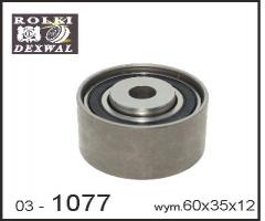 Dexwal 03-1077 rolka prowadząca isuzu, isuzu midi autobus (94000, 98000)