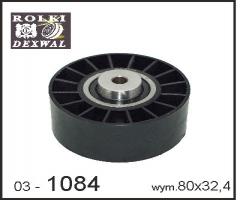 Dexwal 03-1084 rolka napinacza mercedes, mercedes-benz klasa e (w124)