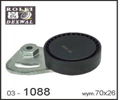 Dexwal 03-1088 rolka napinacza bmw rover, bmw 3 (e36), rover 75 (rj)