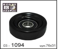 Dexwal 03-1094 napinacz,  pasek klinowy vw