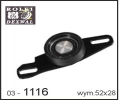 Dexwal 03-1116 napinacz pasek rozrządu suzuki, suzuki alto