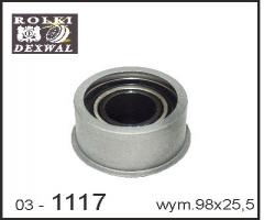 Dexwal 03-1117 rolka prowadząca hyundaj, hyundai sonata iv (ef), kia magentis (gd)