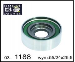 Dexwal 03-1188 rolka napinacza honda, honda accord vii (cl)