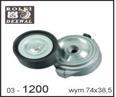 Dexwal 03-1200 napinacz paska pomocniczego mercedes