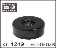 Dexwal 03-1249 rolka napinacza,  pasek klinowy wielokierunkowymer, mercedes-benz klasa s (w140)