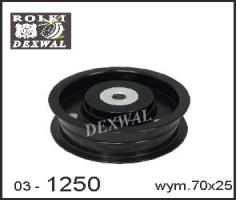 Dexwal 03-1250 rolka kierunkowa,  prowadząca,  pasek klinowy zęba, mercedes-benz clk (c209)