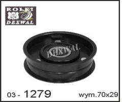 Dexwal 03-1279 rolka kierunkowa,  prowadząca,  pasek klinowy opel