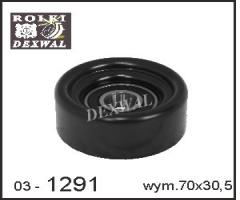 Dexwal 03-1291 rolka napinacza,  pasek klinowy gm