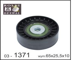 Dexwal 03-1371 rolka prowadząca alfa, citroen, fiat, peugeot, ren, alfa romeo 156 (932)