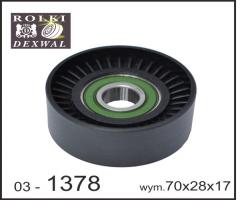 Dexwal 03-1378 rolka prowadząca chrysler, dodge