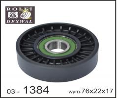 Dexwal 03-1384 rolka prowadząca chrysler, dodge, jeep
