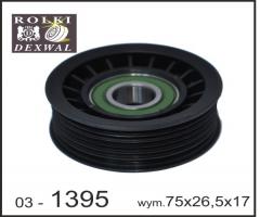 Dexwal 03-1395 rolka napinacza mazda, mazda 3 (bk)