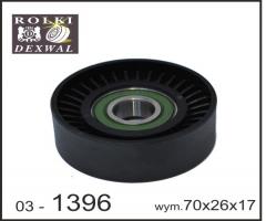 Dexwal 03-1396 rolka napinacza bmw, bmw x3 (e83)