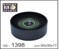 Dexwal 03-1398 rolka napinacza bmw, bmw 1 (e81)