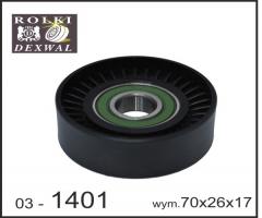 Dexwal 03-1401 rolka napinacza fiat, fiat croma (194)