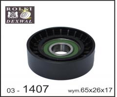 Dexwal 03-1407 rolka napinacza mercedes sprinter, vito, mercedes-benz sprinter 3,5-t autobus (906)