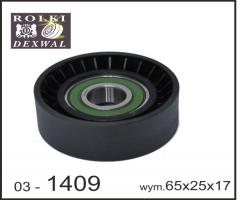 Dexwal 03-1409 rolka napinacza citroen, peugeot, land rover, citroËn c-crosser (ep_)