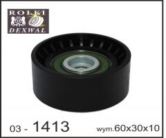 Dexwal 03-1413 rolka napinacza suzuki, suzuki grand vitara ii (jt)
