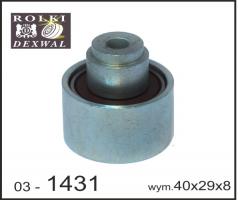Dexwal 03-1431 rolka prowadząca paska rozrządu vw, audi, skoda, s, audi a1 (8x1, 8xf)