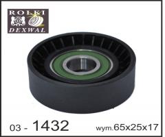 Dexwal 03-1432 rolka napinacza citroen, peugeot, mini, citroËn berlingo (b9), mini mini (r56)