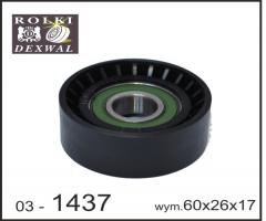 Dexwal 03-1437 rolka napinacza bmw, bmw 3 (e90)