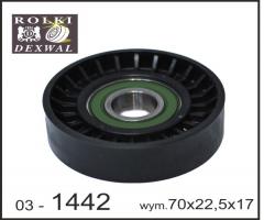 Dexwal 03-1442 rolka napinacza mercedes, mercedes-benz klasa a (w169)