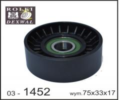 Dexwal 03-1452 rolka napinacza honda, honda accord vii (cl)