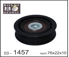Dexwal 03-1457 rolka prowadząca renault, dacia, dacia duster, renault clio grandtour (kr0/1_)