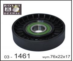 Dexwal 03-1461 rolka napinacza mercedes, mercedes-benz klasa a (w169)