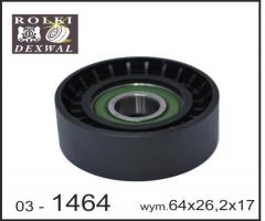 Dexwal 03-1464 rolka napinacza volvo, volvo s60 ii