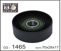 Dexwal 03-1465 rolka napinacza mercedes, mercedes-benz klasa e (w211)