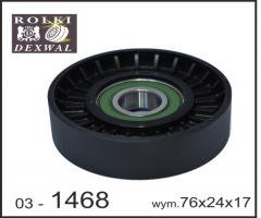Dexwal 03-1468 rolka prowadząca volvo, land rover, volvo s60 ii