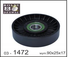 Dexwal 03-1472 rolka napinacza toyota, toyota avensis (t25_)