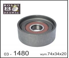 Dexwal 03-1480 rolka napinacza man