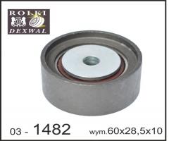 Dexwal 03-1482 rolka napinacza paska rozrządu mitsubishi, mitsubishi l 200 (kb_t, ka_t)