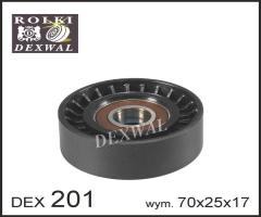 Dexwal 03-201 rolka napinacza fiat, lancia, fiat siena (178_), lancia lybra (839ax)