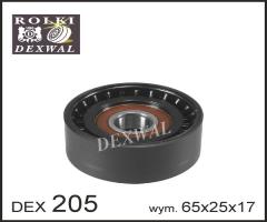 Dexwal 03-205 rolka napinacza citroen, fiat, peugeot, citroËn c4 coupe (la_)