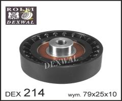 Dexwal 03-214 rolka paska alfa 147 156 fiat bravo stilo 1.9 jtd, alfa romeo 147 (937)