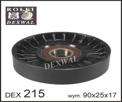 Dexwal 03-215 rolka prowadząca citroen, peugeot, citroËn xantia (x1), peugeot 306 (7b, n3, n5)