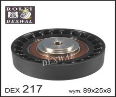 Dexwal 03-217 rolka prowadząca audi, seat, skoda, vw, vw corrado (53i)
