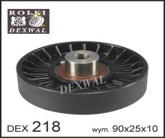 Dexwal 03-218 rolka prowadząca alfa romeo, fiat, alfa romeo 145 (930), fiat barchetta (183)