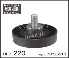 Dexwal 03-220 rolka prowadząca bmw, bmw 3 (e46)