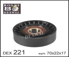 Dexwal 03-221 rolka napinacza mercedes, mercedes-benz klasa a (w169)