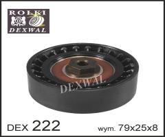 Dexwal 03-222 rolka napinacza audi, ford, seat, vw, ford galaxy (wgr), seat alhambra (7v8, 7v9)
