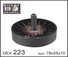 Dexwal 03-223 rolka prowadząca citroen, fiat, peugeot, fiat scudo combinato (220p)