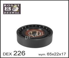 Dexwal 03-226 rolka prowadząca mercedes, mercedes-benz klasa a (w168)