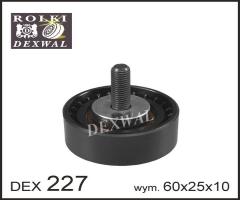 Dexwal 03-227 rolka prowadząca citroen, fiat, peugeot, citroËn berlingo (mf)