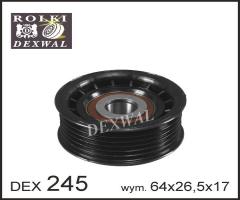 Dexwal 03-245 rolka prowadząca ford, ford mondeo iii (b5y)